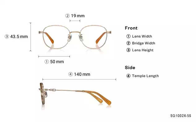 Eyeglasses SQUID GAME × OWNDAYS SG1002X-5S  Matte Black