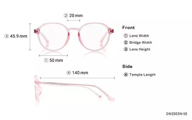 Eyeglasses TOY STORY | OWNDAYS DN2003N-5S  Light Pink 