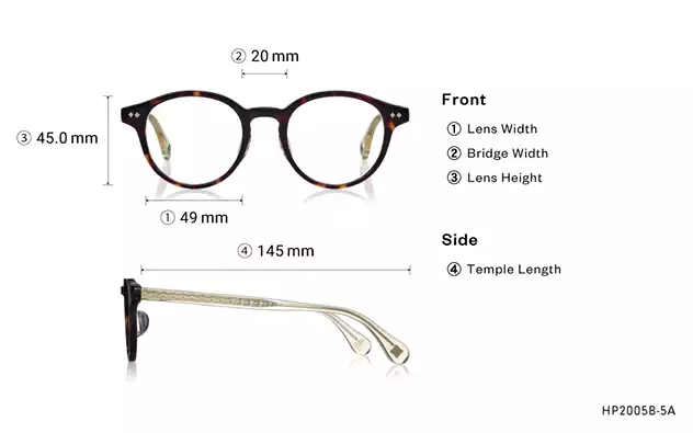 Eyeglasses Harry Potter × OWNDAYS HP2005B-5A  Brown Demi 