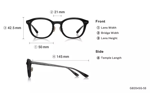 Eyeglasses Graph Belle GB2045G-5S Black