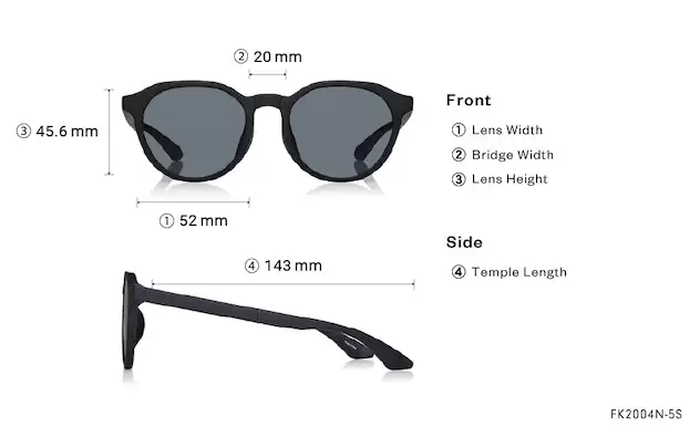 Sunglasses OWNDAYS × FREAK'S STORE FK2004N-5S  Clear 