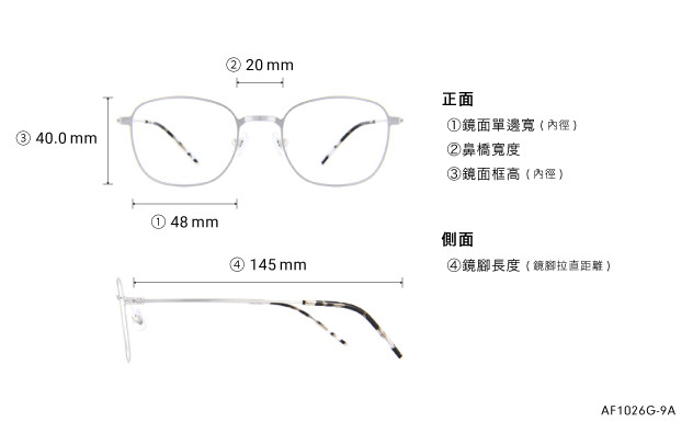 Eyeglasses OWNDAYS | AIR AF1026G-9A  Silver