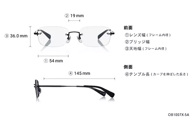 Sunglasses BACK in BLACK OB1009G-5A  ブラック 