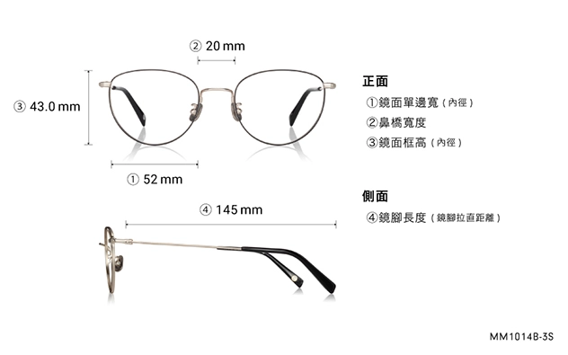 Eyeglasses OWNDAYS | AIR MM1014B-3S  Gold 