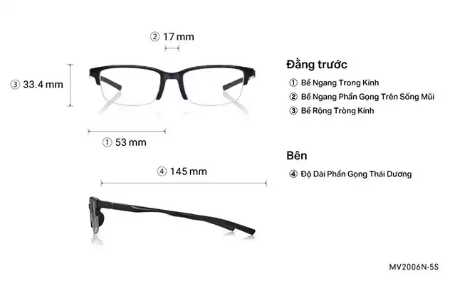 Eyeglasses OWNDAYS | MOVE MV2006N-5S  Black 