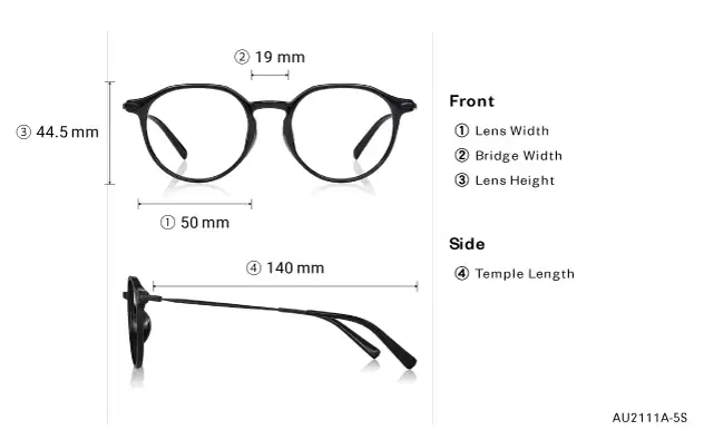 Eyeglasses AIR Ultem AU2111A-5S Brown Demi