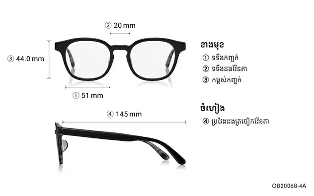 Sunglasses OWNDAYS | SUN OB2006B-4A Black Halftone