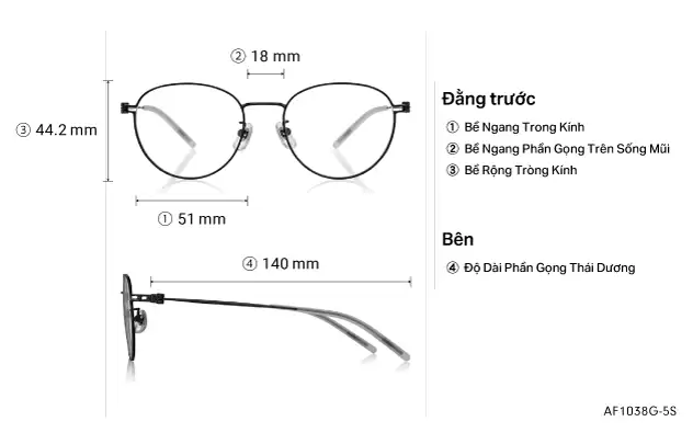 Eyeglasses OWNDAYS | AIR AF1038G-5S Matte Black