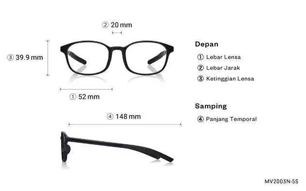 Eyeglasses OWNDAYS | MOVE MV2003N-5S  Matte Gray 