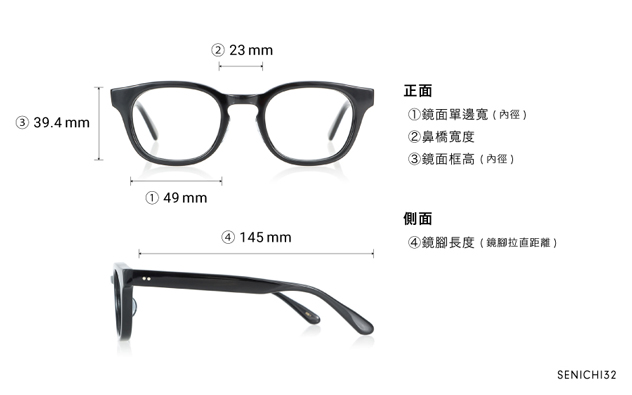 Eyeglasses 千一作 SENICHI32  Black 
