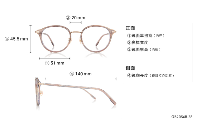 Eyeglasses Graph Belle GB2036B-2S Clear Gray