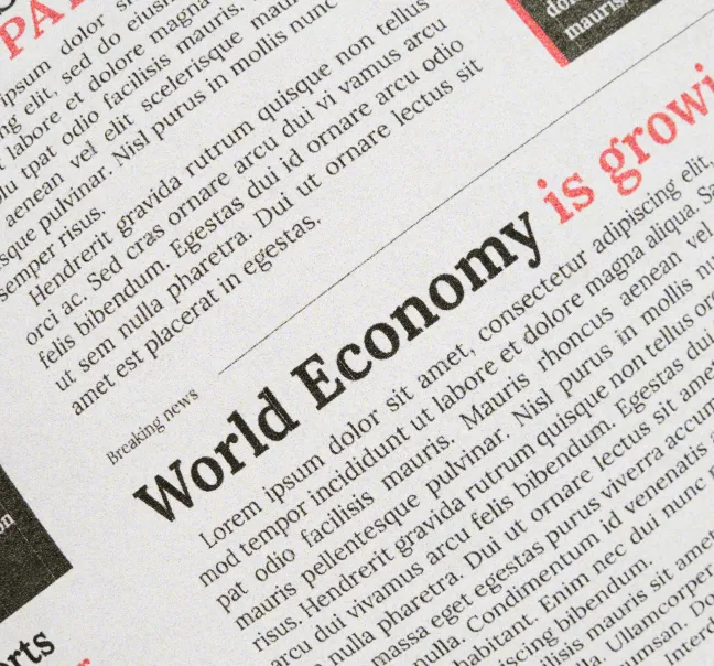 通常の遠近両用レンズ