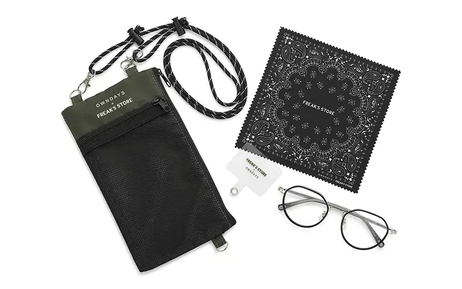 Eyeglasses OWNDAYS × FREAK'S STORE FK2002N-4S  Matte Black 