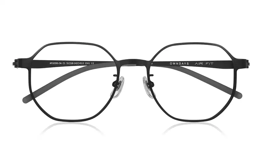 Eyeglasses OWNDAYS | AIR AF1035G-3A  Matte Black 