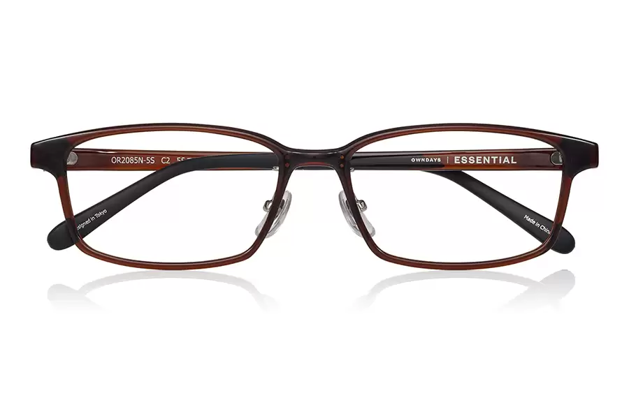 Eyeglasses OWNDAYS | ESSENTIAL OR2085N-5S  ダークブラウン 