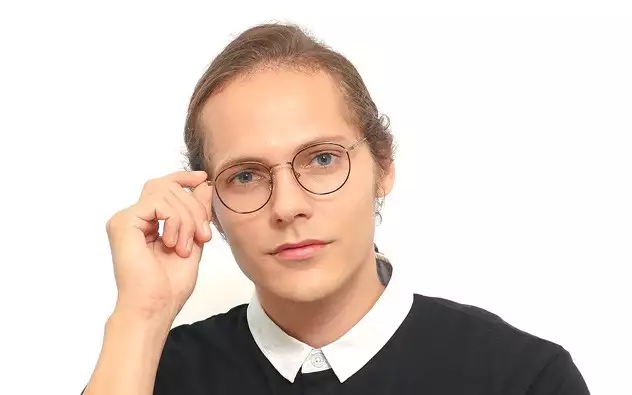 Eyeglasses John Dillinger JD1009Y-8A  ブラウンデミ 