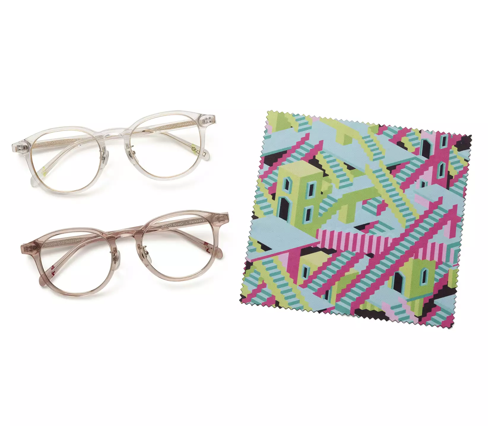 Eyeglasses イカゲーム × OWNDAYS SG2002N-5S  クリア 