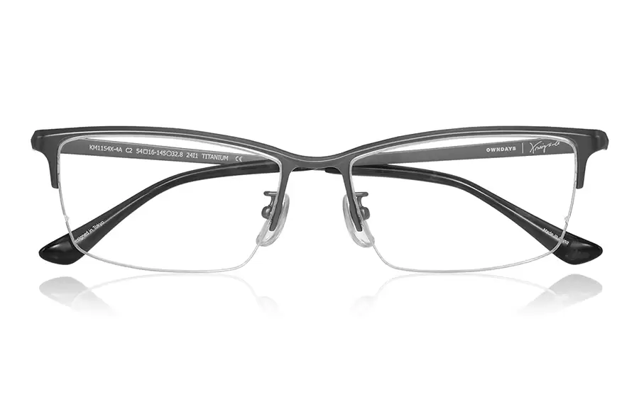 Eyeglasses K.moriyama KM1154X-4A  Matte Gun 