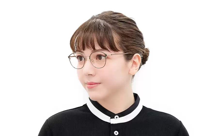 Eyeglasses Graph Belle GB1042B-4A  カーキ 