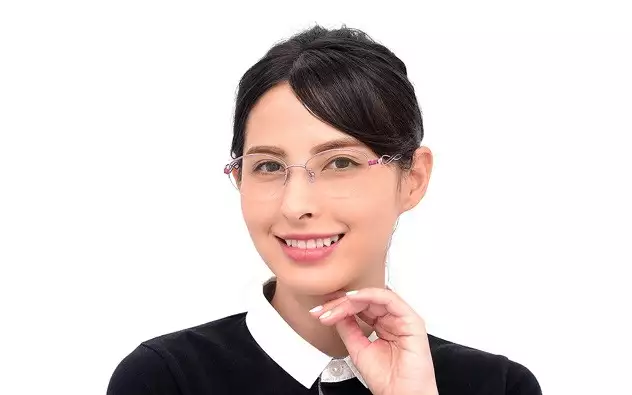 Eyeglasses OWNDAYS | ESSENTIAL AM1012G-0S  ピンク 