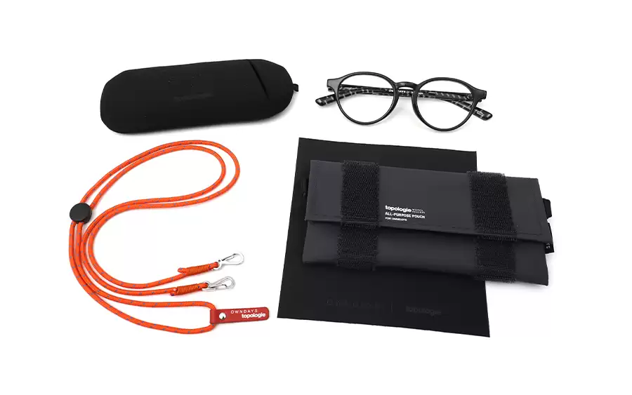 Eyeglasses OWNDAYS × Topologie TP-RG204-4A_15_BAG  Black 