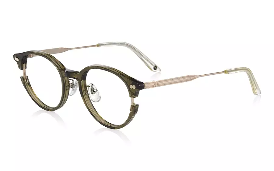 Eyeglasses John Dillinger JD2052B-3A  クリアカーキ 