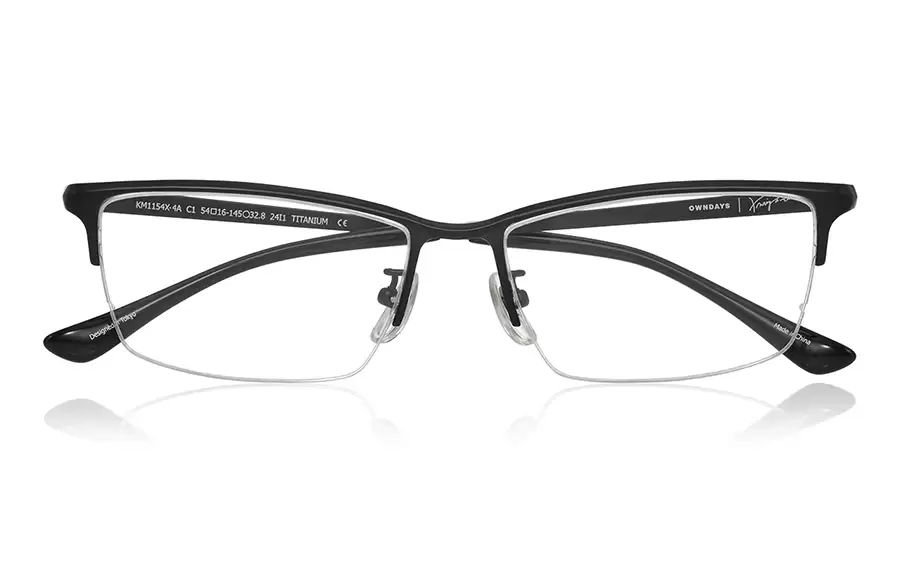Eyeglasses K.moriyama KM1154X-4A  Matte Black 