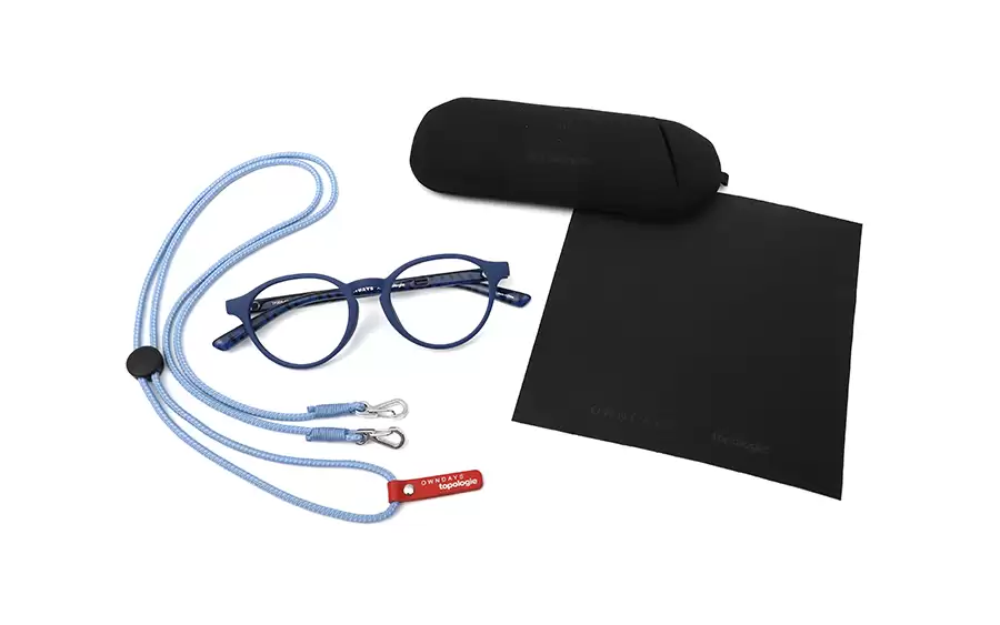 Eyeglasses OWNDAYS × Topologie TP-RG204-4A_20_STRAP  Blue 