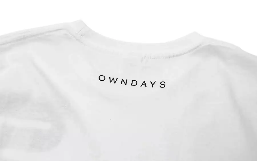 Cloth OWNDAYS OWNDAYS-T-shirt-Logo02-WH  ホワイト 