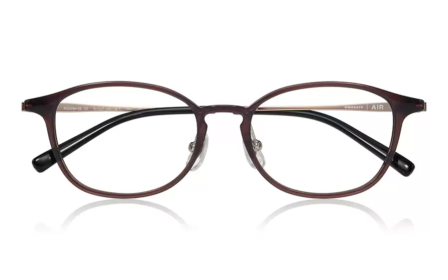 Eyeglasses OWNDAYS | AIR AU2109A-5S  Pink Brown 