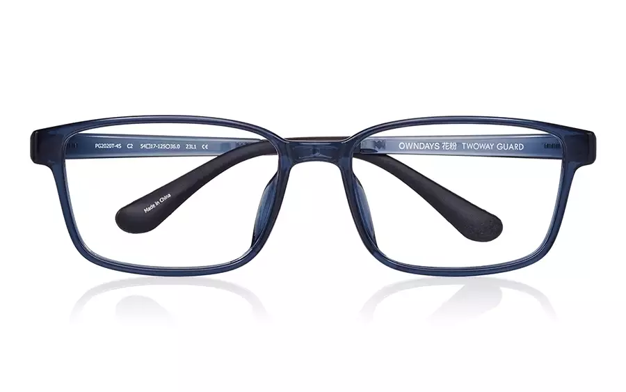 Eyeglasses OWNDAYS 花粉 2WAY GUARD PG2020T-4S  Navy 