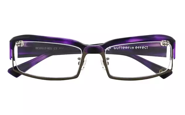 Eyeglasses BUTTERFLY EFFECT BE2011J-8S  パープル 