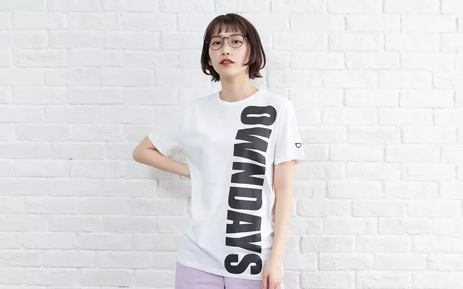Cloth OWNDAYS OWNDAYS-T-shirt-Logo02-WH  White 
