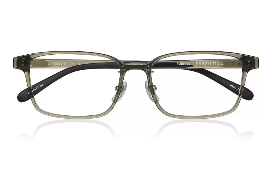 Eyeglasses OWNDAYS | ESSENTIAL OR2086N-5S  カーキ 