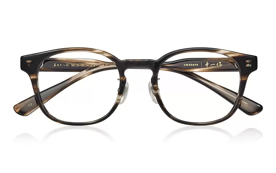 Eyeglasses 千一作 SENICHI38  Brown Demi 
