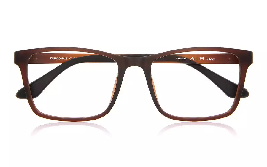 Eyeglasses AIR Ultem EUAU200T-1S  Brown 