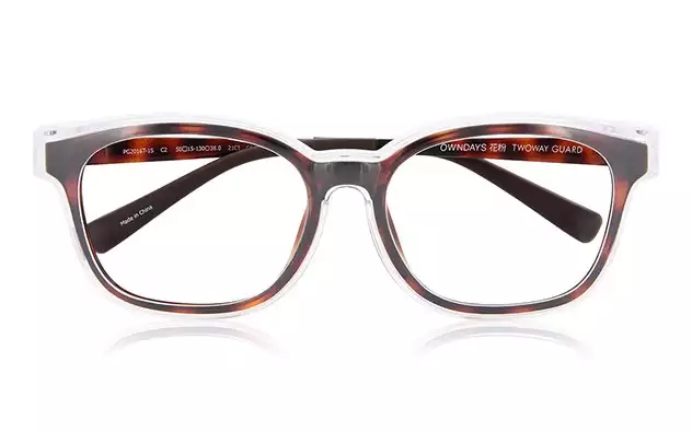 Eyeglasses OWNDAYS 花粉 2WAY GUARD PG2016T-1S  Brown Demi 