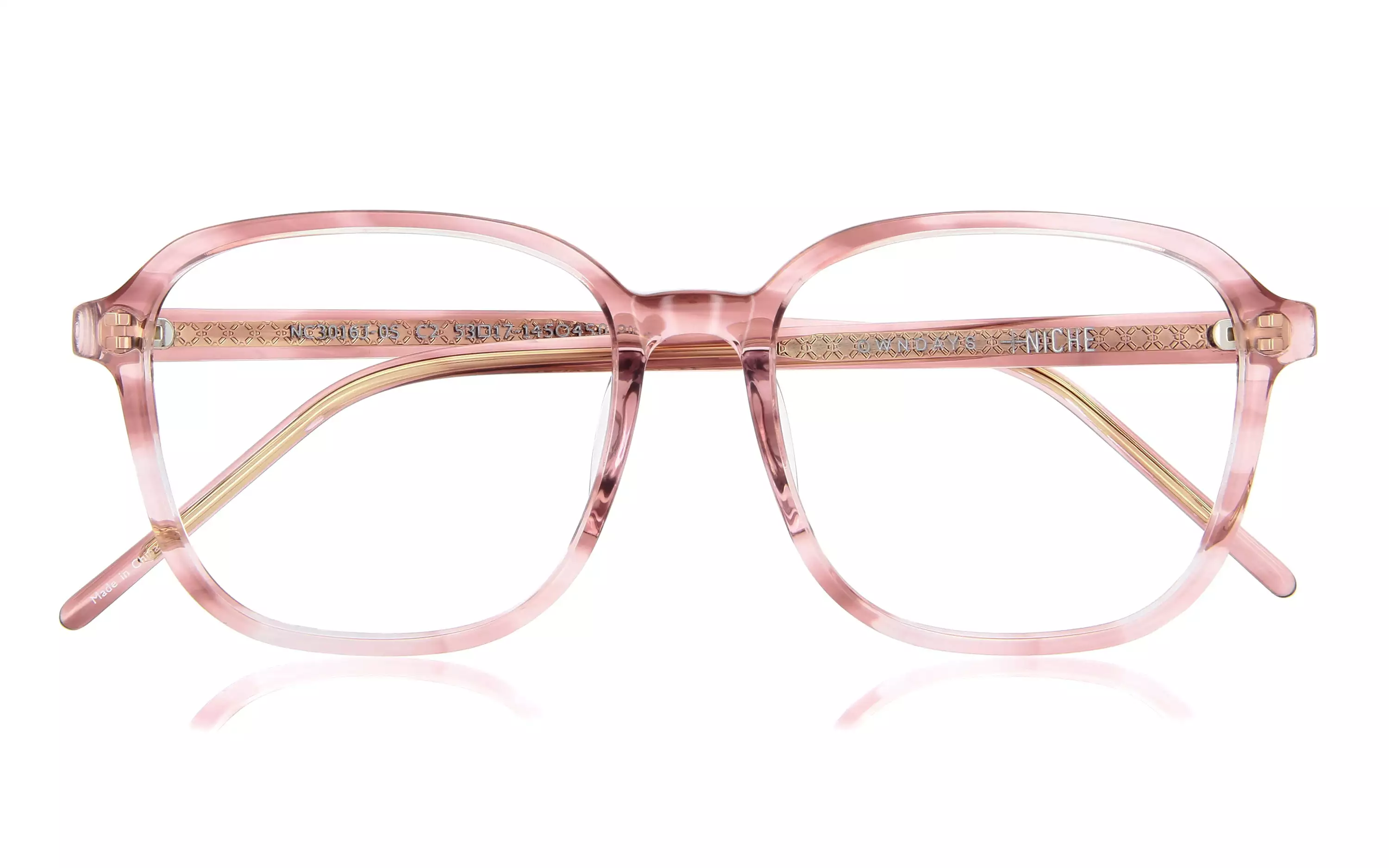 Eyeglasses +NICHE NC3016J-0S  Clear Red Demi 