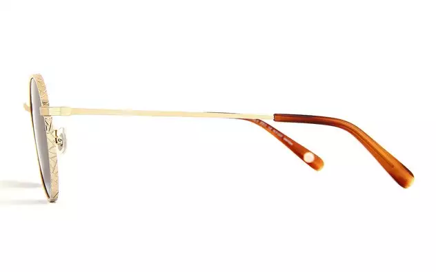 Sunglasses +NICHE NC1021B-0S  ゴールド 