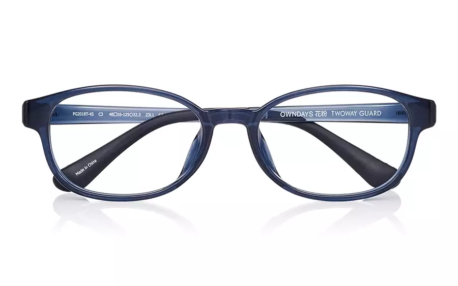 Eyeglasses OWNDAYS 花粉 2WAY GUARD PG2018T-4S  Navy 