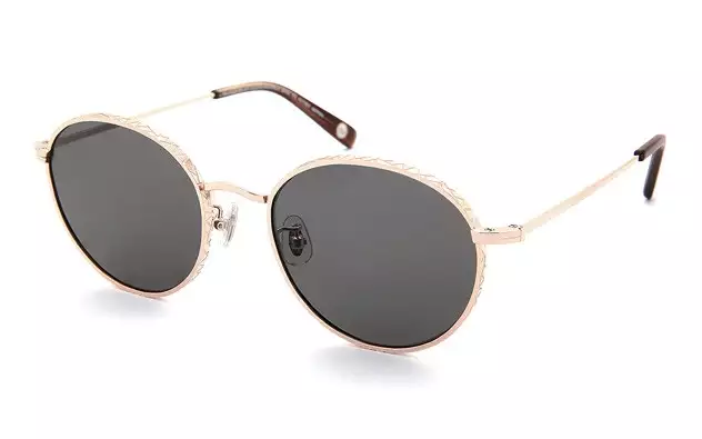Sunglasses +NICHE NC1021B-0S  ゴールド 