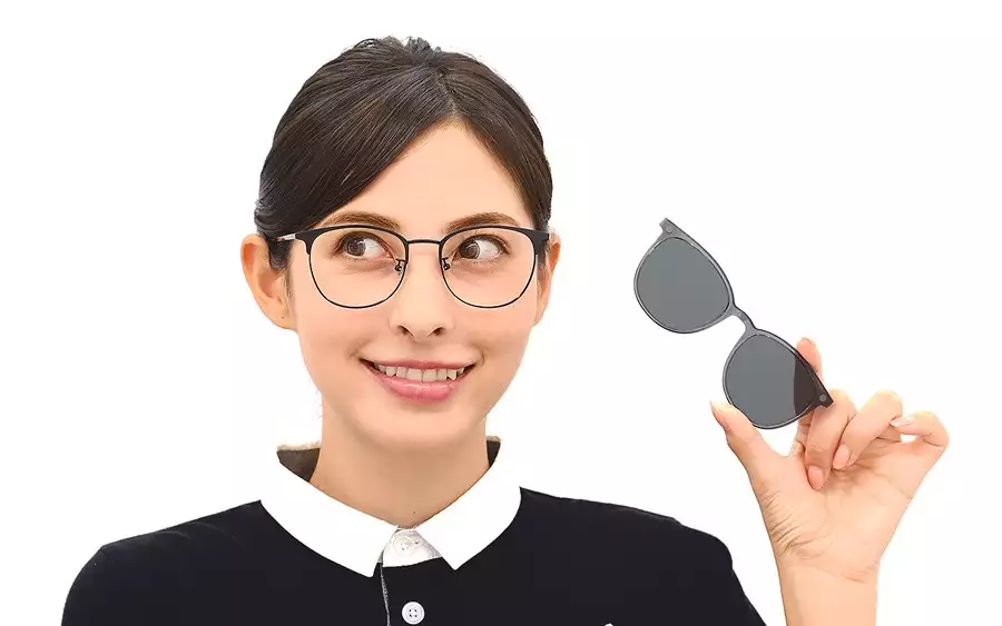 Accessoires (sold separately) OWNDAYS | SUN SNP1009Le-N  クリアグレー 