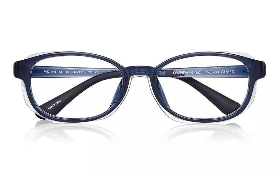 Eyeglasses OWNDAYS 花粉 2WAY GUARD PG2018T-4S  Navy 