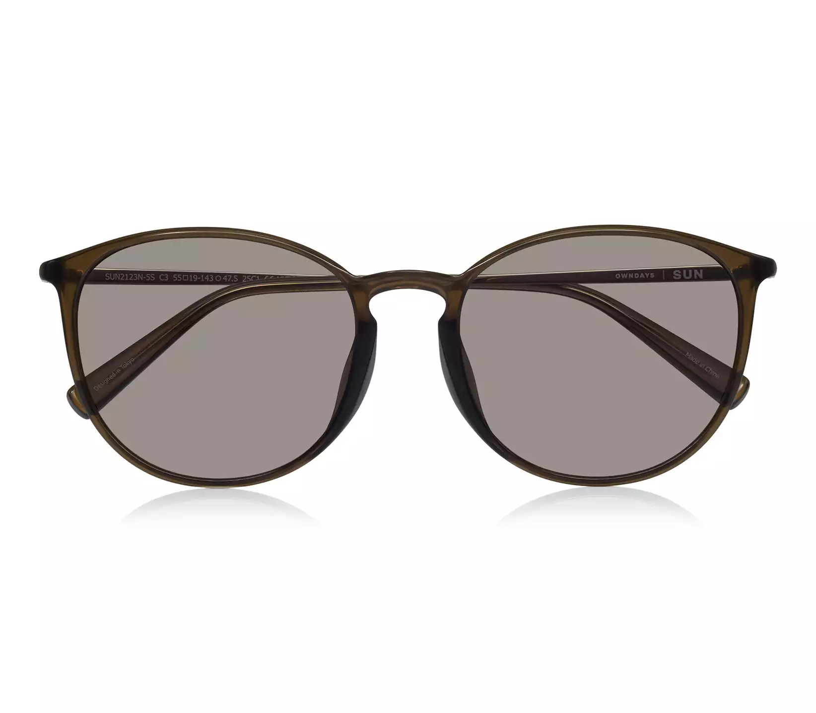 Sunglasses OWNDAYS | SUN SUN2123N-5S  Brown 