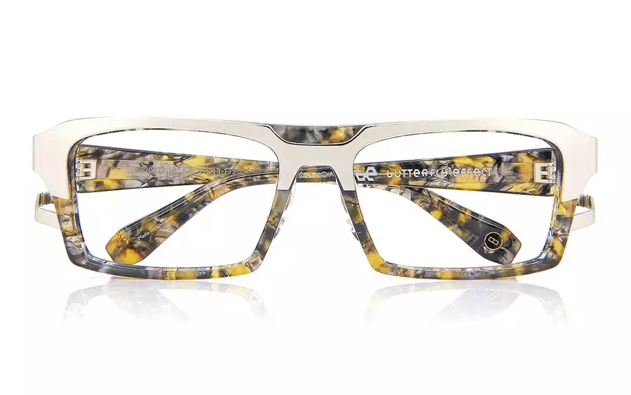 Eyeglasses BUTTERFLY EFFECT BE2021J-1A  ダークイエローデミ 