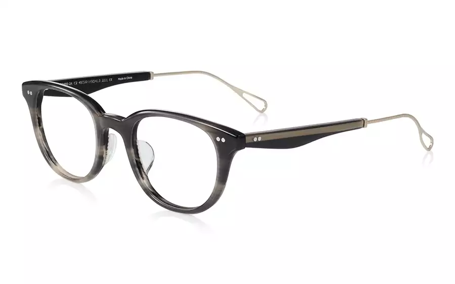 Eyeglasses John Dillinger JD2048B-2A  Black Marble 