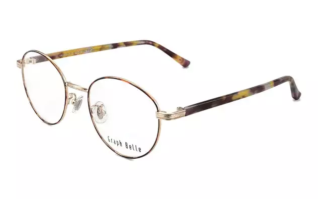 Eyeglasses Graph Belle GB1006-T  ブラウンデミ 