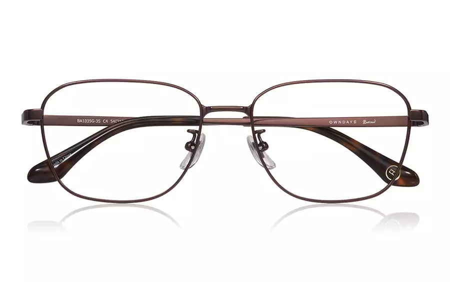 Eyeglasses OWNDAYS | ESSENTIAL BA1035G-3S  Brown 