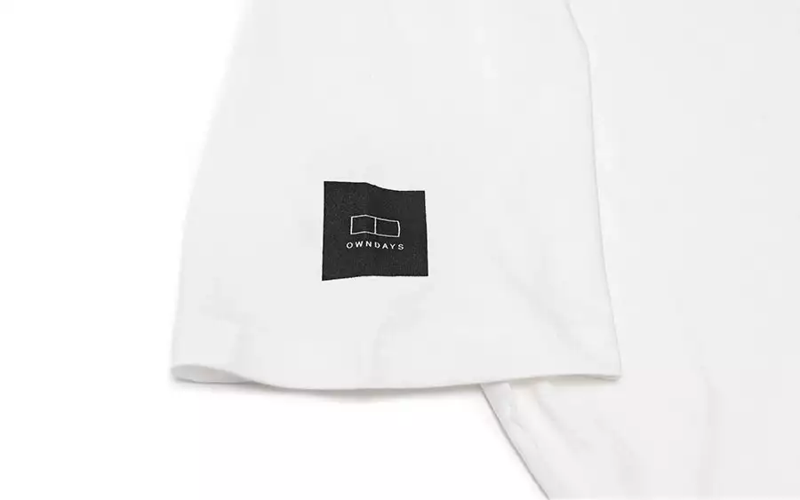 Cloth OWNDAYS OWNDAYS-T-shirt-Logo02-WH  ホワイト 
