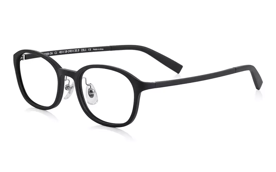 Eyeglasses AIR Ultem AU8008N-3A  Matte Black 